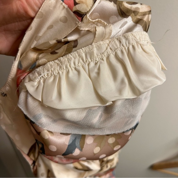 NWT Maggy London Vintage Silk Blouse - Picture 6 of 12